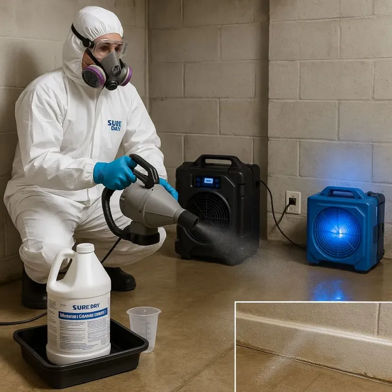 Sanitization and Odor Removal process in Village of Campton Hills, IL