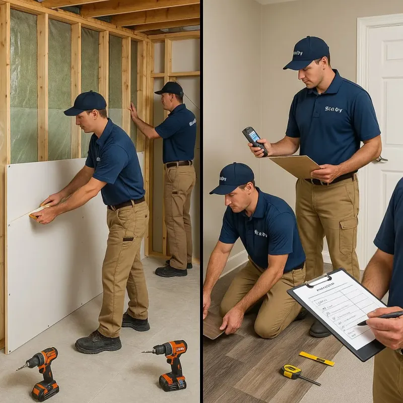 Repairs and Reconstruction process in Village of Campton Hills, IL